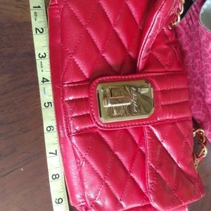 Gently worn Cherry red bag